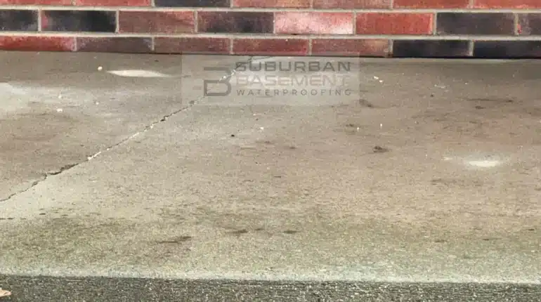 Front Porch Concrete Leveling in Warren, MI